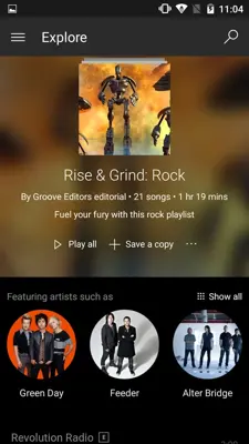 Microsoft Groove android App screenshot 1