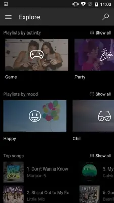 Microsoft Groove android App screenshot 2